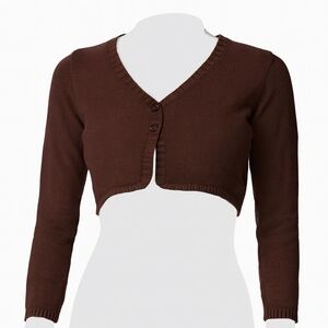 Carter's, Kid Girl’s Sweater Long Sleeves Cardigan - Color Brown, Size 5, NWT